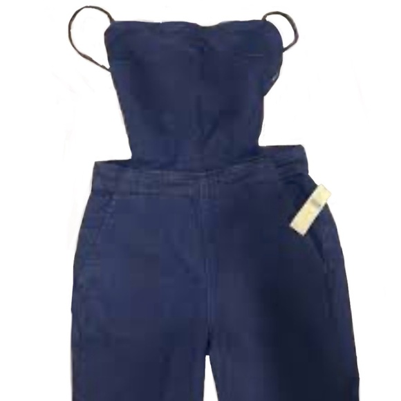 Brand New Pilcro Open-Back Denim Jumpsuit - Picture 13 of 13